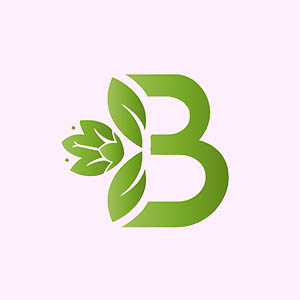 B logo